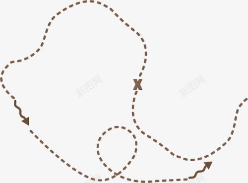 藏宝图路线图图案png免抠素材_88icon https://88icon.com 藏宝图 路线 路线图