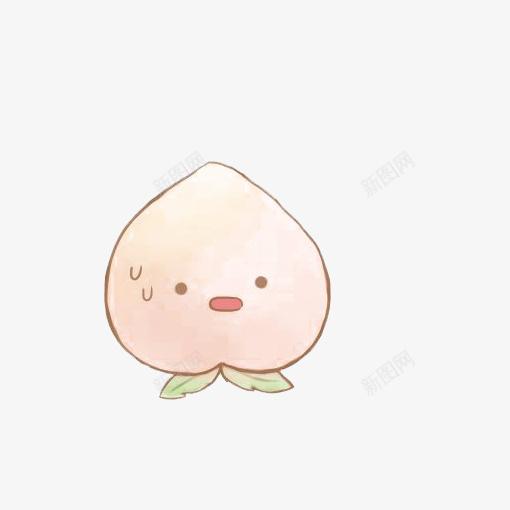 卡通桃子png免抠素材_88icon https://88icon.com 手绘桃子 桃子免扣PNG 桃子插画 水彩桃子 水蜜桃 设计感