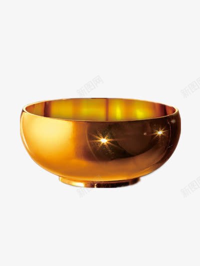 金碗png免抠素材_88icon https://88icon.com 产品实物 容器 金块 黄金