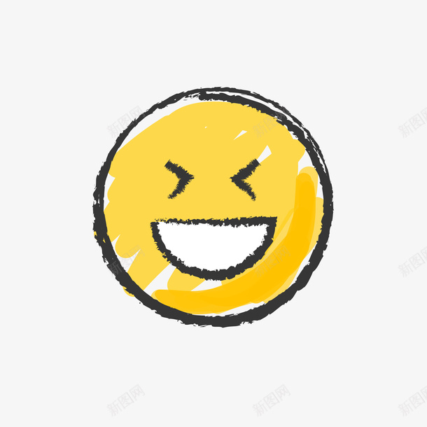 手绘大笑眯眼表情马上开车矢量图eps免抠素材_88icon https://88icon.com 卡通 卡通可爱 卡通的 可爱的表情 大笑眯眼 表情 矢量图