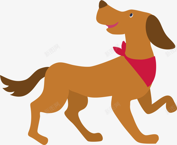 猎犬矢量图ai免抠素材_88icon https://88icon.com 卡通动物 卡通手绘 小狗 猎犬 萌宠 装饰图案 矢量图