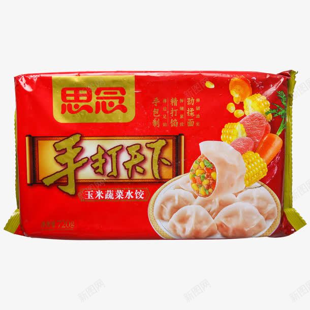 思念玉米蔬菜水饺png免抠素材_88icon https://88icon.com 产品实物 思念食品 水饺 玉米蔬菜馅