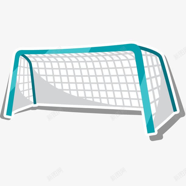 足球门贴纸插画png免抠素材_88icon https://88icon.com 免抠PNG 卡通 足球比赛 足球门 足球门贴纸矢量插画 运动