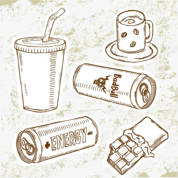 手绘巧克力饮料啤酒咖啡png免抠素材_88icon https://88icon.com 卡通食品饮料 快餐食品饮料 手绘食品饮料 矢量食品饮料 零食类食品饮料 食品饮料素描 食品饮料零食 饮品 黑白饮料 黑色食品饮料