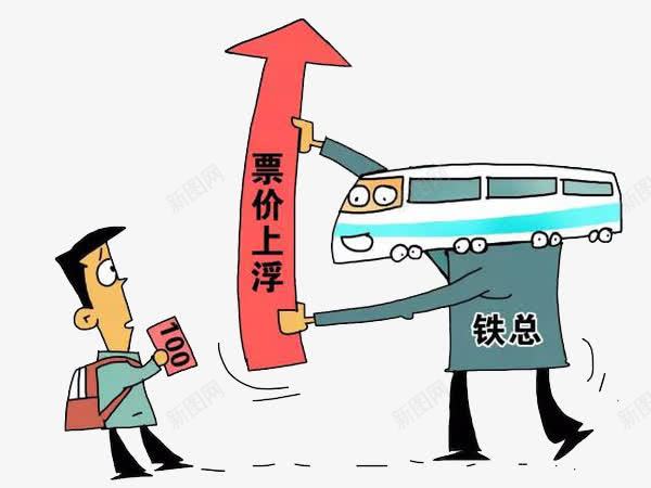 票价上浮png免抠素材_88icon https://88icon.com 上浮 手绘 涨价 票价