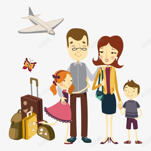 国际家庭日一家人去旅游png免抠素材_88icon https://88icon.com 一条心 人物 卡通风格 团结 国际家庭日 家人 家属 幸福 微笑 快乐 插画 旅游 旅游陪伴 美满