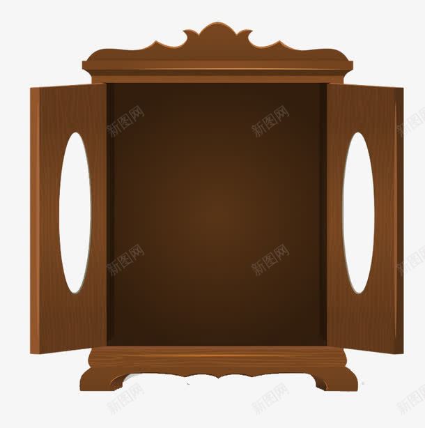 打开的衣柜png免抠素材_88icon https://88icon.com 创意橱柜 家具 柜子 橱柜 衣柜