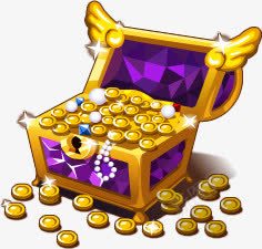 金灿灿珠宝宝箱png免抠素材_88icon https://88icon.com 宝宝 金灿灿