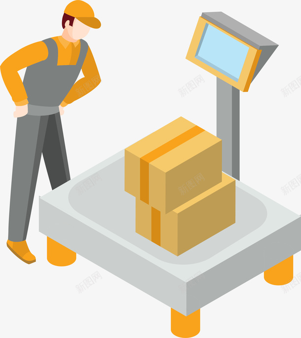 卡通货物运输立体插画矢量图ai免抠素材_88icon https://88icon.com 25D立体插画 叉车 快递 物流 电商 立体 货物 运输 矢量图