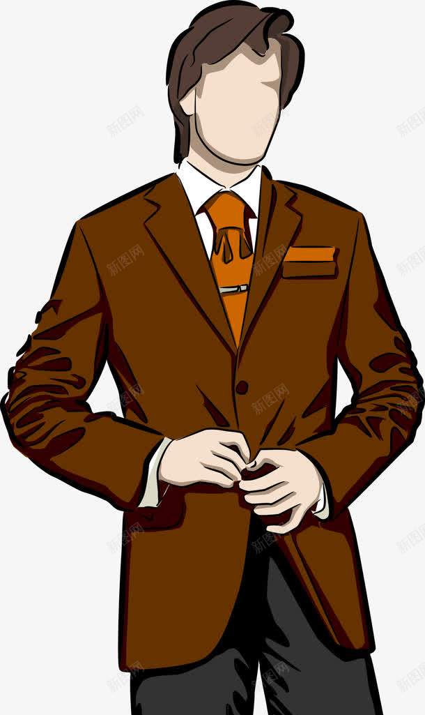 卡通时尚男人png免抠素材_88icon https://88icon.com 卡通人物漫画 卡通男人 服装人体 服装模特 男人 男性插图 矢量人物