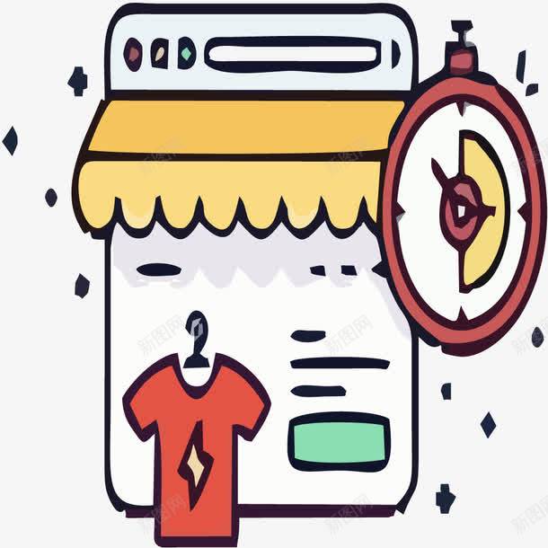 干洗店png免抠素材_88icon https://88icon.com 免抠干洗店PNG 创意 干洗店 衣物