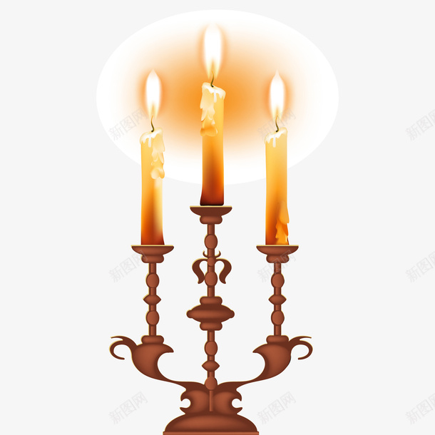 蜡烛燃烧矢量图ai免抠素材_88icon https://88icon.com 教师节 火焰 烛台 燃烧 蜡烛 蜡烛燃烧免抠PNG 矢量图