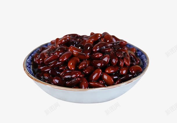 一份醋泡黑豆png免抠素材_88icon https://88icon.com 再加工食材 日常补肾食材 红色的黑豆 补肾
