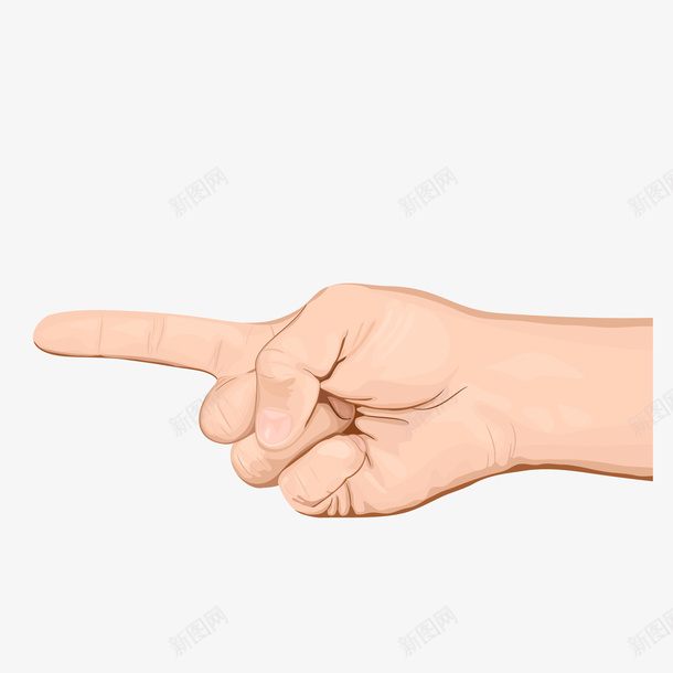 指向右边手势动作矢量图eps免抠素材_88icon https://88icon.com 免抠PNG 创意 动作 卡通 手势 手指 指向右边 时尚 矢量图