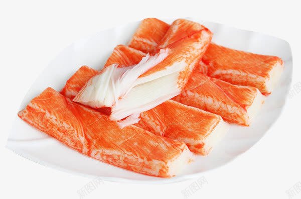 盘子里的蟹肉棒png免抠素材_88icon https://88icon.com 手撕 日式蟹肉棒 海鲜肉 海鲜食材 涮锅蟹肉 火锅食材 蟹肉棒 蟹肉泥