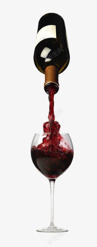 倒入杯中的红酒png免抠素材_88icon https://88icon.com 倒入杯中的红酒 酒杯 酒瓶
