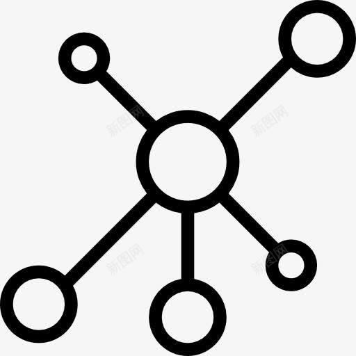 网络图标png_88icon https://88icon.com 分享 圈子 多媒体 形状 界面 社交媒体 社交网络 网络连接器