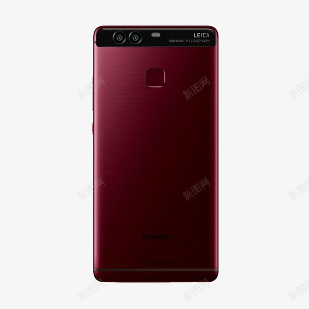 华为p9手机png免抠素材_88icon https://88icon.com 华为p9 华为p9手机 反面摆放 手机 数码产品 电子 酒红色