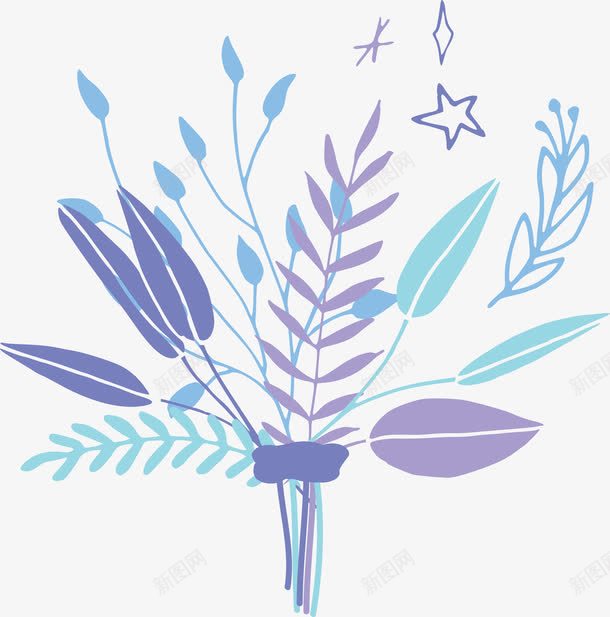 手绘植物花卉png免抠素材_88icon https://88icon.com 手绘一束花 手绘植物花卉 插画 花卉背景 花店设计 花草