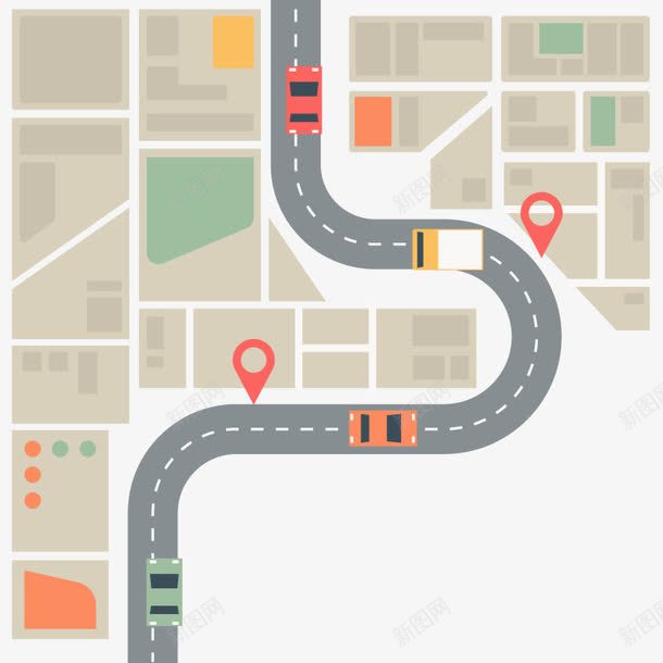 路况图png免抠素材_88icon https://88icon.com 汽车 高清 高速公路