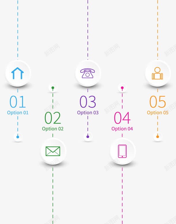 联系方式步骤图png免抠素材_88icon https://88icon.com 互联网 商务 定制流程 步骤 流程 矢量素材 联系我们