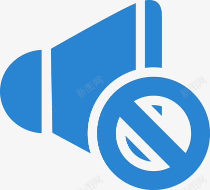 禁止讲话禁止鸣笛标识图标图标