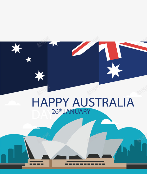 折纸国旗悉尼歌剧院png免抠素材_88icon https://88icon.com AustraliaDay 悉尼剧院 澳大利亚 澳大利亚国旗 澳大利亚日 矢量png