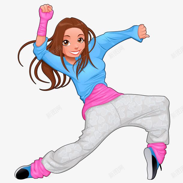 街舞女孩png免抠素材_88icon https://88icon.com 律动 时尚 装饰 运动