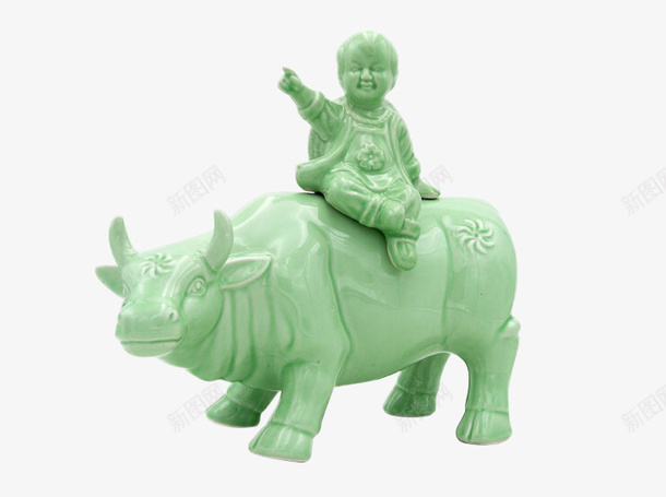 汾酒牧童图png免抠素材_88icon https://88icon.com 中国 杏花村 汾酒 牧童 白酒