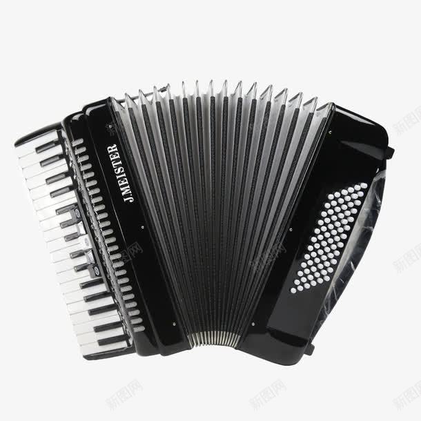 进口手风琴黑色png免抠素材_88icon https://88icon.com 乐器 产品实物 弹奏手风琴 手风琴 琴 音乐 黑色