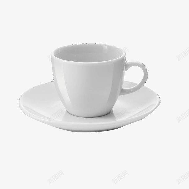 咖啡杯png免抠素材_88icon https://88icon.com 咖啡杯 带托盘的杯子 白色的杯子