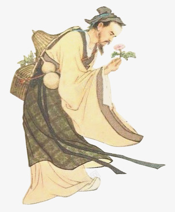 手绘古代名医png免抠素材_88icon https://88icon.com 医生 古人看病 古代 名医 治病 行医