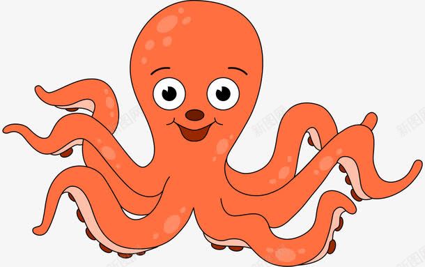 章鱼八爪鱼png免抠素材_88icon https://88icon.com 八爪鱼 八爪鱼足 海底世界 海底动物 海洋生物 矢量章鱼