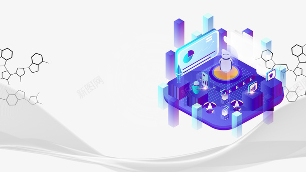 科技元素曲线多边形卡通机器人psd免抠素材_88icon https://88icon.com 卡通机器人 多边形 曲线 科技元素