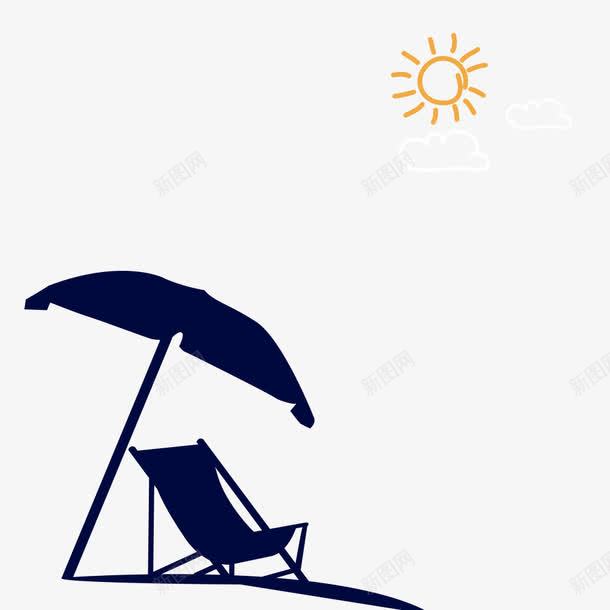 夏季旅游休假png免抠素材_88icon https://88icon.com 休假 凉伞 夏季 太阳 旅游 沙滩椅 遮阳伞