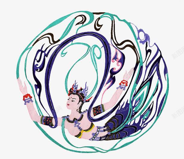 敦煌舞女png免抠素材_88icon https://88icon.com 人文 人物 敦煌 敦煌服装 舞女 莫高窟壁画