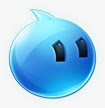 蓝色卡通阿里旺旺淘宝png免抠素材_88icon https://88icon.com 卡通 旺旺 蓝色 阿里