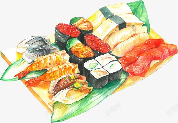 彩绘美食餐饮日式寿司png免抠素材_88icon https://88icon.com 三文鱼寿司 各种寿司 寿司 料理 日式 日式寿司 日本 美味 美食餐饮