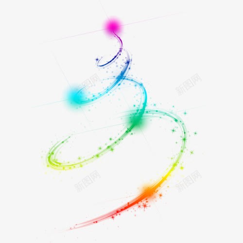 螺旋炫彩光带png免抠素材_88icon https://88icon.com 光带 彩色 炫彩 螺旋