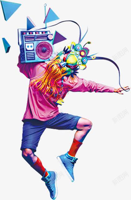影音人物png免抠素材_88icon https://88icon.com 彩色 活跃 炫彩 表演 音响