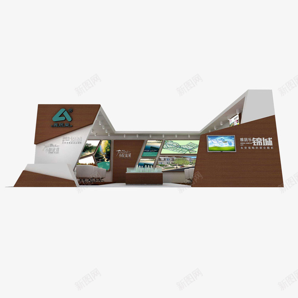 大型3D展厅psd免抠素材_88icon https://88icon.com 3D展厅 3D模型 单开口 展厅设计 展览展示 科技感