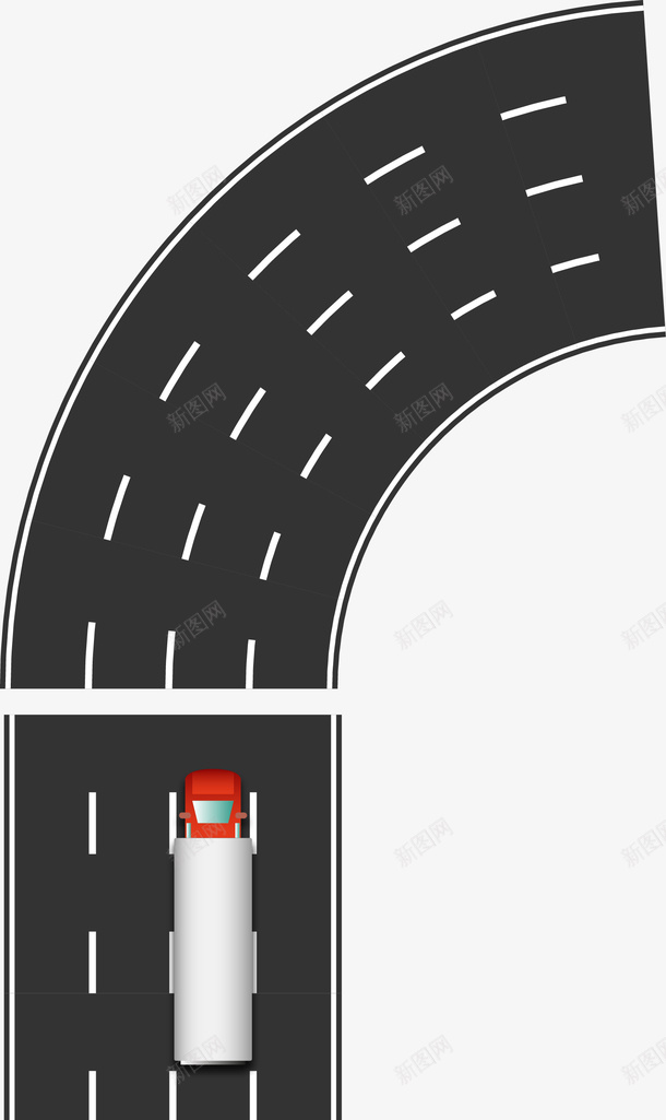 弯曲的马路矢量图eps免抠素材_88icon https://88icon.com 公路 公路图 卡通马路图 山路 山道 弯曲的路 柏油路 矢量马路 路 马路矢量图 高速公路 矢量图