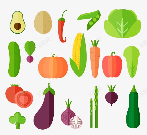 卡通蔬菜png免抠素材_88icon https://88icon.com 南瓜 卡通蔬菜 土豆 玉米 美味原料 胡萝卜 茄子 蔬菜Q版 豆角 辣椒 食材