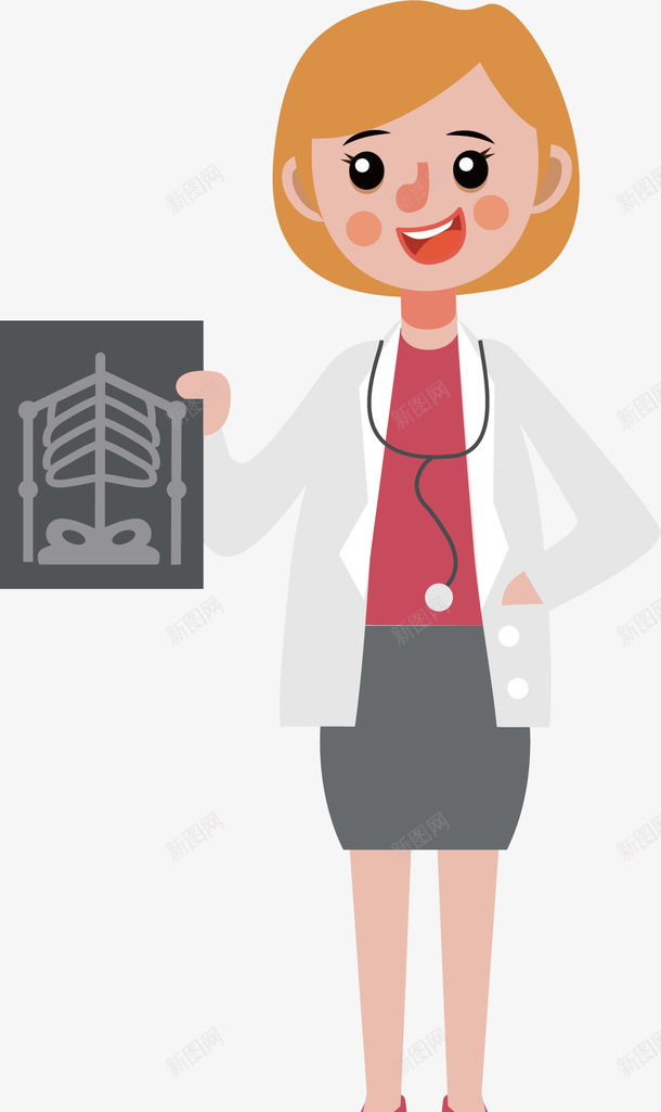 卡通放射科医生矢量图ai免抠素材_88icon https://88icon.com 人物 医生 医疗 医院 卡通 护士 护工 护理 放射科医生 照顾 爱护 病人 矢量图