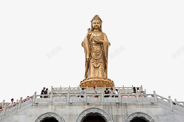 浙江普陀山佛像png免抠素材_88icon https://88icon.com 佛像 旅游景点 浙江普陀山 著名景区 雕刻佛像