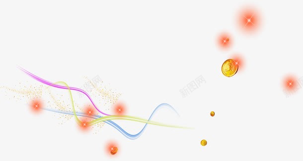 星光彩条装饰背景png免抠素材_88icon https://88icon.com 彩条 星光 背景 装饰
