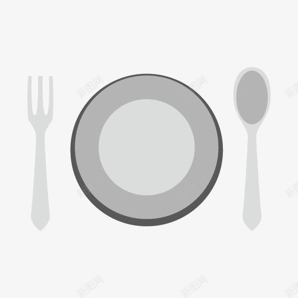 手绘饮食用具矢量图ai免抠素材_88icon https://88icon.com png下载 png元素 png图库 免费png素材 刀子 勺子 叉子 吃饭 手绘盘子 盘子 矢量png 饮食 矢量图