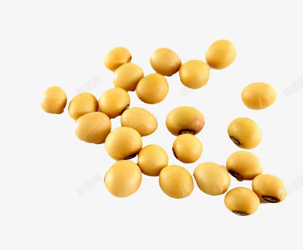 一堆黄豆png免抠素材_88icon https://88icon.com 豆子 豆浆 颗粒 黄色 黄豆