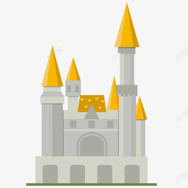 尖顶城堡教堂矢量图ai免抠素材_88icon https://88icon.com 城堡 基督教堂 天主教堂 海底城堡 耶稣 魔法城堡 矢量图
