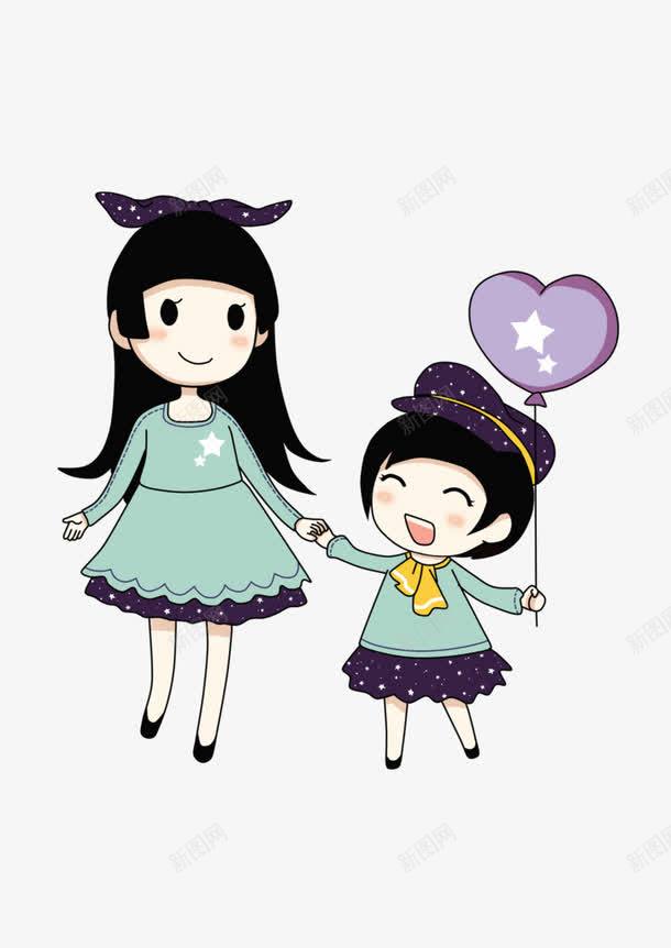 可爱卡通姐妹png免抠素材_88icon https://88icon.com 两姐妹 动漫 动漫人物 动漫动画 卡通 卡通人物 唯美 大头 妹妹 姐妹 姐姐